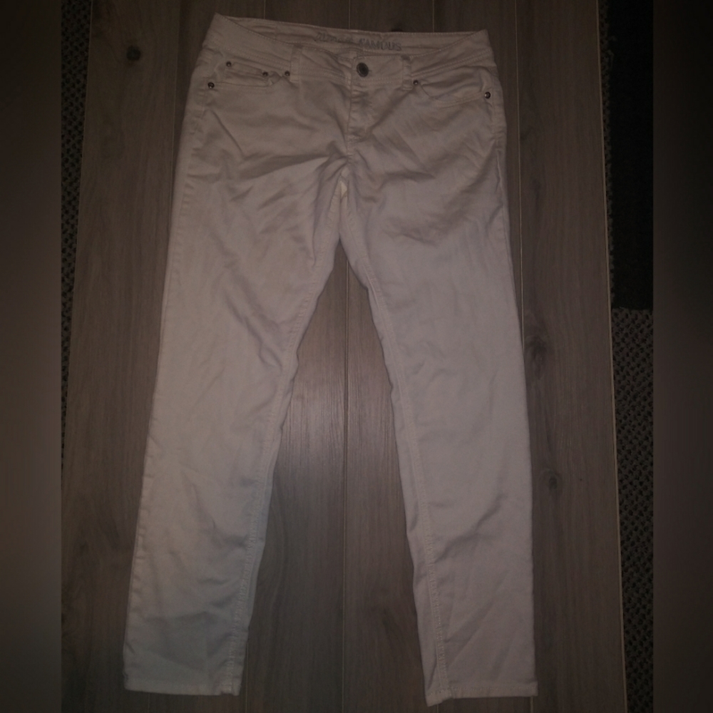 Almost Famous Off-White Skinny Leg Jeans - Size 13 - Picture 9 of 13